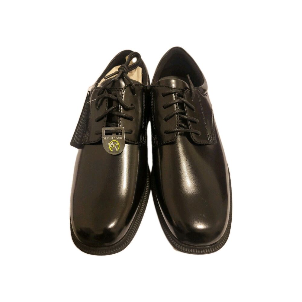 Nunn Bush Oxford  Dress Shoe Mens 8XW Extra Wide Plain Toe Black Leather